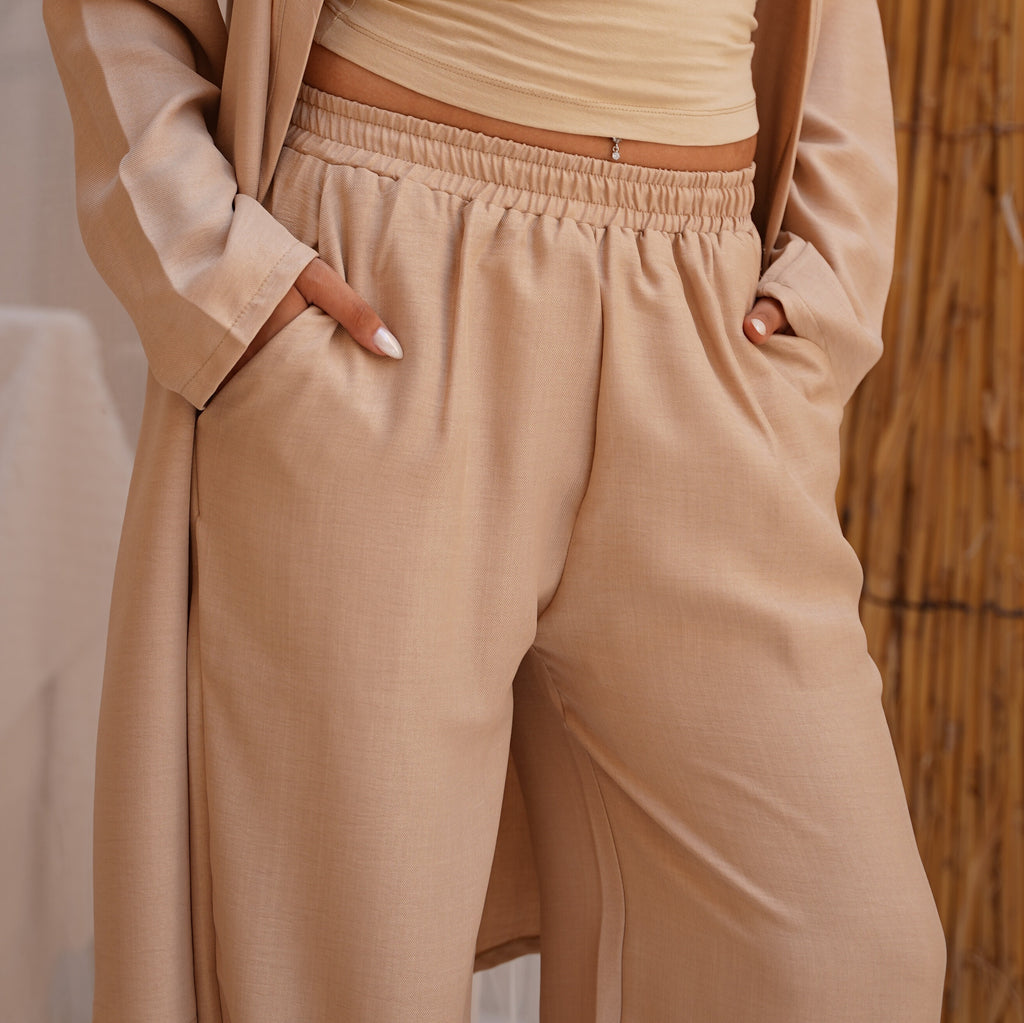 The Honey Linen Pantalon