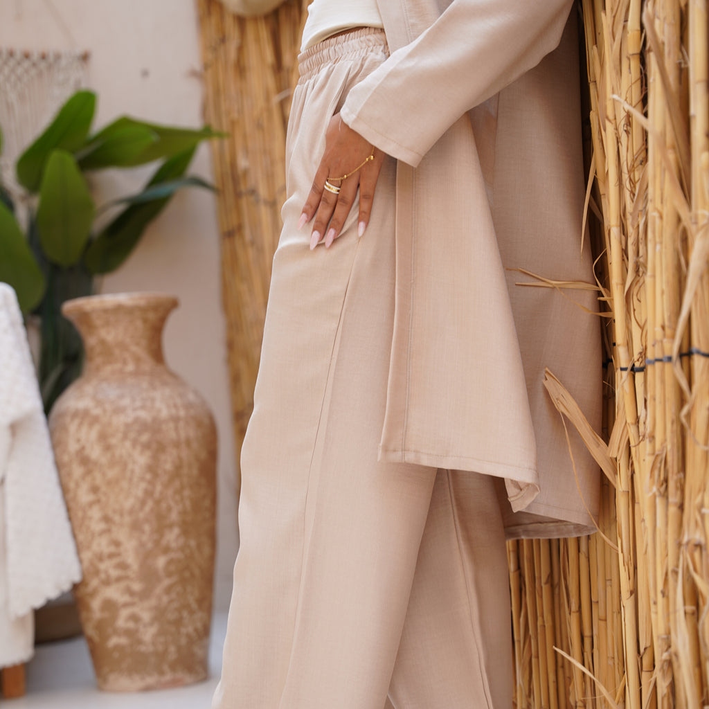 The Honey Linen Pantalon